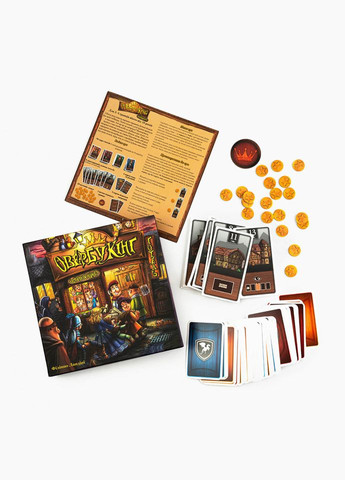 Карточная игра "Овербукинг" FGS56, 96 карт гостей, 8 плиток отелей Fun Games (306815193)