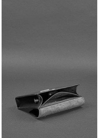 Жіноча шкіряна сумка поясна / кроссбоді Mini чорна BlankNote (348359088)