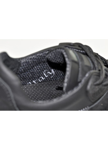 Черные зимние кожаные термо кроссовки primaloft Shark