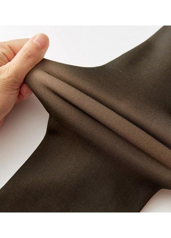 Теплі жіночі колготки імітація капронових з флісовою підкладкою широкий пояс висока посадка плоскі шви 42-46 220 г No Brand Колготки (362355794)