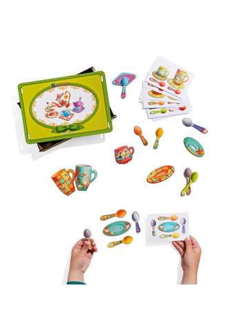 Настільна гра "Веселе чаювання" (ПСД191) PSD191 дерев'яна Ubumblebees (364130023)