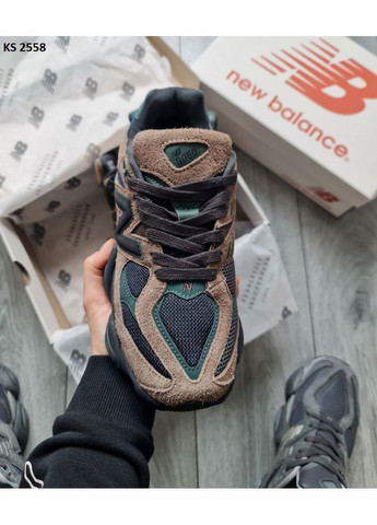 КРОССОВКИ ЖЕНСКИЕ NEW BALANCE 9060 BROWN НЬЮ БЕЛАНС 9060 No Brand комбинированные демисезоны (367167105)