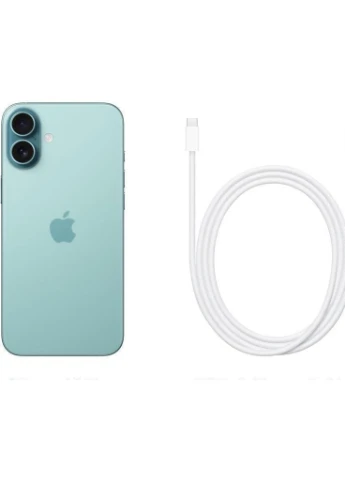 смартфон iphone 16 plus 256gb esim teal (mxv43) Apple (394398435)
