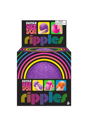 Іграшка-антистрес серії Super — Яскраві кружечки (пурпурний) NeeDoh (354825333)
