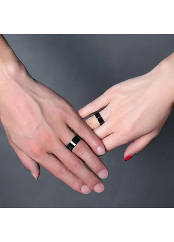 Парные кольца для влюбленных, черные кольца Всех размеров, медицинская сталь, парные обручальные кольца No Brand парні каблучки (290253012)