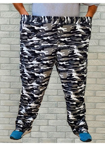 Чоловічі спортивні камуфляжні штани на флісі з кишенями батал No Brand (361032060)