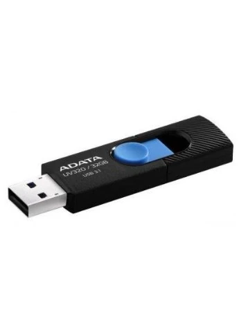 USB флеш накопичувач 32GB UV320 Black/Blue USB 3.1 (AUV320-32G-RBKBL) ADATA (305319893)