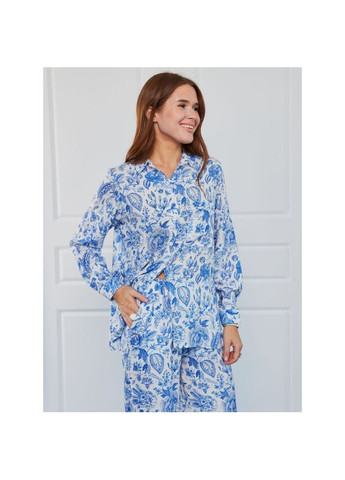 Стильний костюм з сорочки та штанів, Розмір Одягу S, Колір Бежевий Badger (354697598)