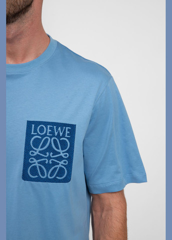 Блакитна футболка Loewe