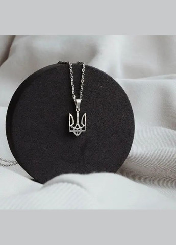 Комплект кулон і сережки тризуб герб набір підвіска тризуб України No Brand (339869700)