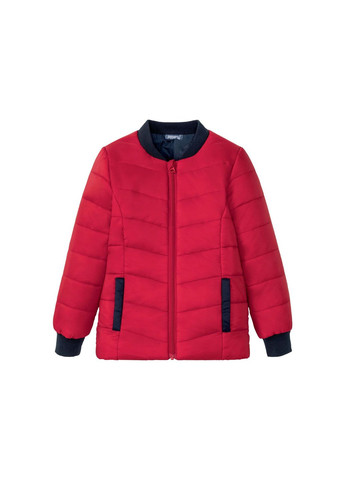 Красная демисезонная куртка демисезонная водоотталкивающая и ветрозащитная для девочки 343033 Pepperts