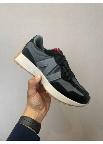 КРОСІВКИ ЖІНОЧІ NEW BALANCE 327 BLACK GREY НЬЮ БЕЛАНС 327 No Brand сірі демісезони (367175725)