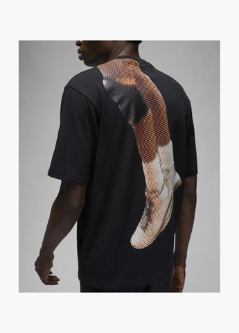 Чорна футболка чоловіча flight heritage 85 t-shirt black fb7384-010 Air Jordan