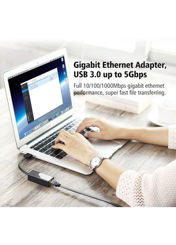 Адаптер USB 3.0 Gigabit Ethernet Adapter (Black) (SK-RV) Ugreen (359426826)