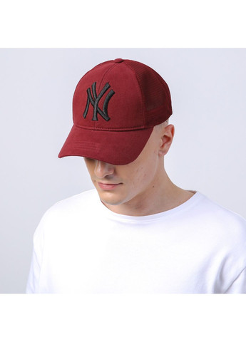 Бейсболка тракер чоловіча бавовна бордова BRUNO 571-045 LuckyLOOK 571-045M (342058060)