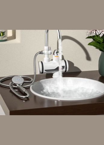 Кран-водонагреватель с душем нижнее подключение Instant electric heating water Faucet FT-001 No Brand (305749863)