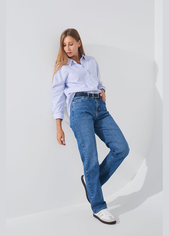 Голубой повседневный рубашка On mee