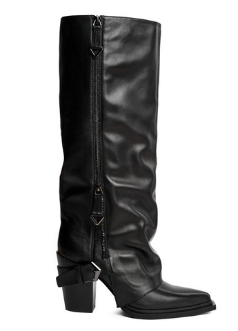 Осенние кожаные сапоги 4767 Sasha Fabiani