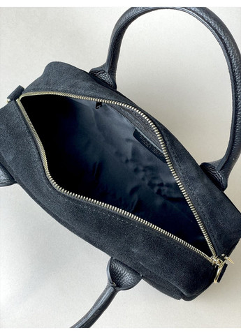 Итальянская женская сумка из натуральной замши и кожи Классическая сумка на ручках + длинный ремешок Virginia Conti Кросбоді (368706773)