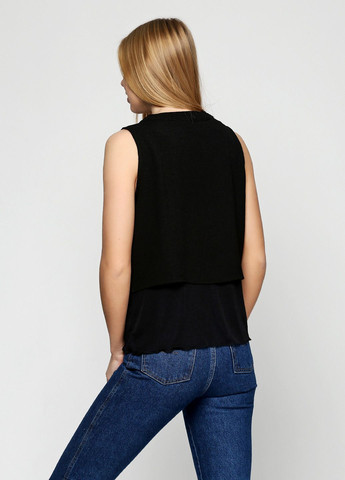 Чёрная блуза черный Mango