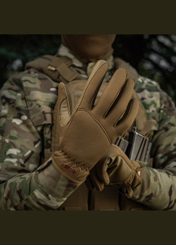 Перчатки Scout Tactical Mk.2 кожаные Coyote (M) M-TAC (307928735)