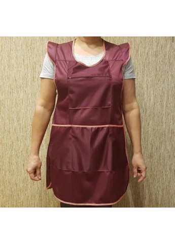 Халат с молнией сбоку и нагрудным карманом нейлоновый No Brand (360804438)