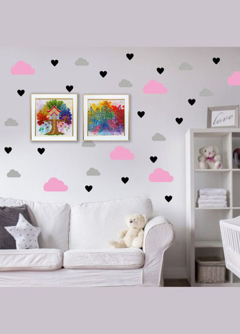 Набор для вышивки бисером "Домик для мечтателей", 25х25 см No Brand (340484668)