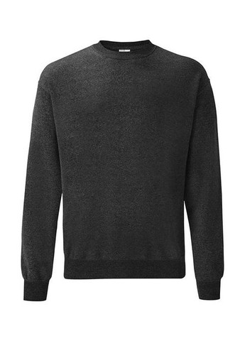 Свитшот мужской Classic set-in sweat Черный (062202036L) Fruit of the Loom (311606839)