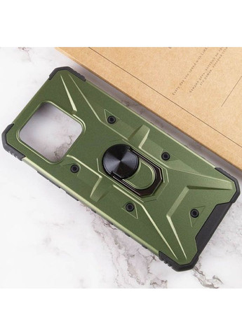 Ударостійкий чохол Pathfinder з кільцем для Xiaomi Redmi 10C / Poco C40 Зелений Epik (372499239)