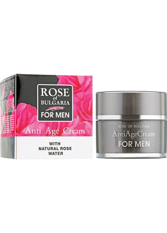 Антивіковий крем для чоловіків Rose of Bulgaria 50ml (232437-47713) Biofresh (368602597)