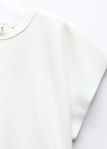 Білий ділова сукня Zara однотонна