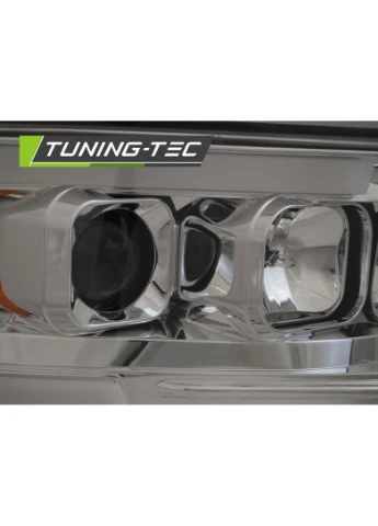 Передні фари Dodge (2002-2006) хром Tube Light (ЦІНА ЗА ПАРУ) Tuning-Tec Ram (398178697)