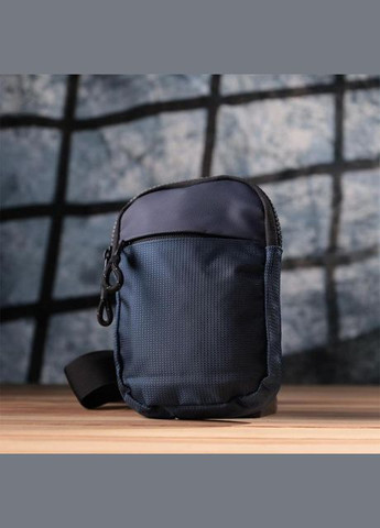 Сумка мужская через плечо сумочка слинг в дорогу планшет спортивный для документов барсетка для телефона Синий 34538 Vintage (332164441)