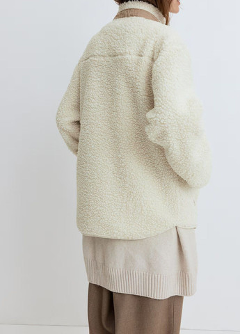 Молочная демисезонная куртка H&M