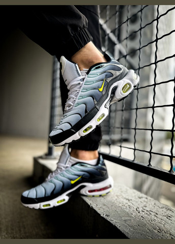 Синие демисезонные кроссовки мужские nike air max tn plus 'bright cactus' | найк аир макс тн плюс синие No Brand