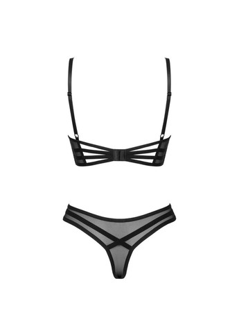 Чорний демісезонний комплект roxelia 2-pcs set m/l Obsessive