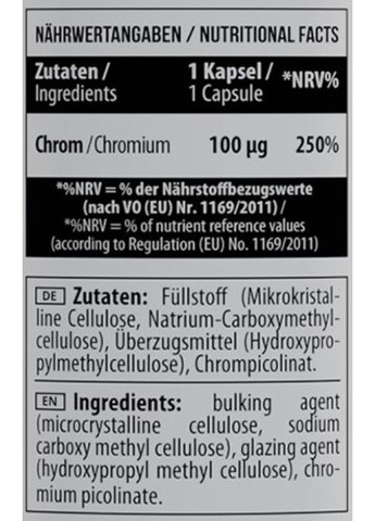 Chromium Picolinate 200 Caps MST Nutrition (321267590)