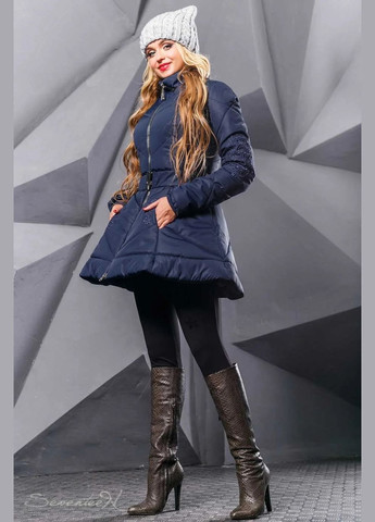 Синяя демисезонная куртка осень-зима Seventeen