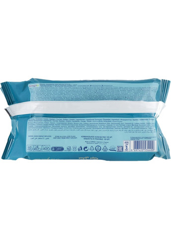 Вологі серветки з клапаном "Бірюза" Ottoman Wet Wipes 120шт (636539-27061366) Ultra Compact (368615928)