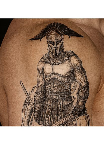 Тимчасове тату “Гопліт Давньої Греції” th683 Tattoo (366891068)