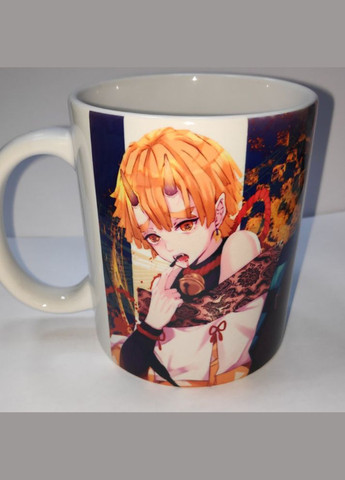 Чашка белая аниме Клинок, уничтожающий демонов (z1179) No Brand (326997432)