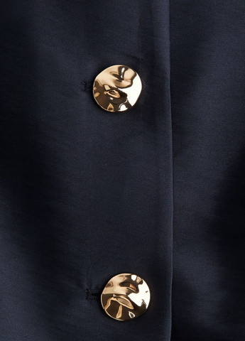 Тёмно-синяя блузка H&M