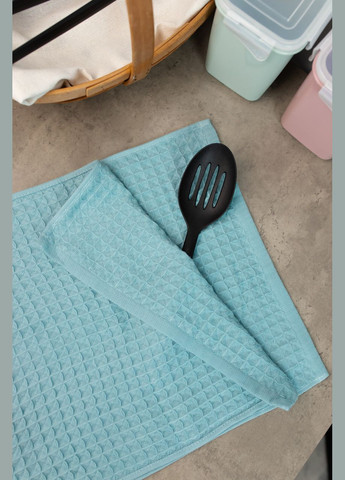 No Brand полотенце кухня микрофибра р.35*70 голубой производство -