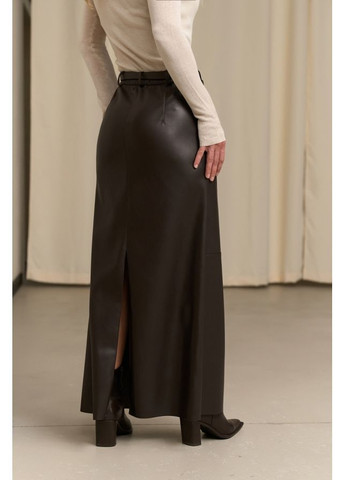 Коричневая юбка макси 3005 холодный шоколад Triko Bakh