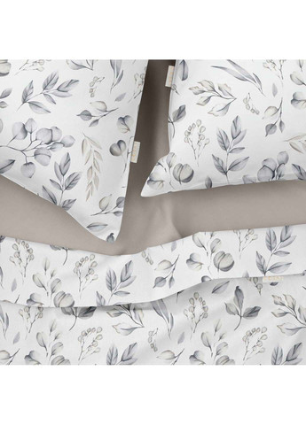 Полуторна постіль з простирадлом на резинці STEPPE FLOWERS 160х220 см Cosas (307474297)