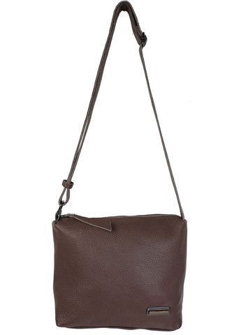 Жіноча шкіряна наплічна сумка капучино Borsacomoda (369960174)