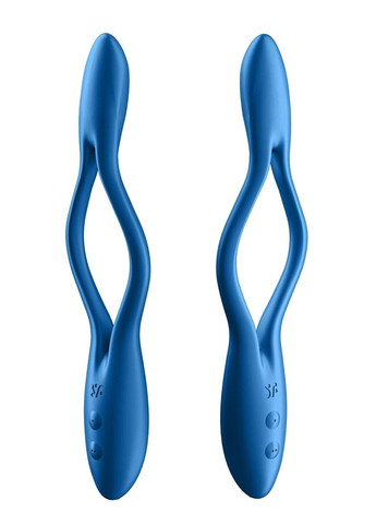 Універсальний гнучкий вібратор для пар Elastic Game Dark Blue Satisfyer (298349645)