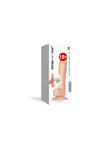 Фаллоимитатор SLIDING SKIN REALISTIC DILDO VANILLE - M Strap-On-Me (303896665)