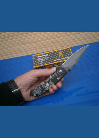 Ніж кишеньковий складаний Іndian A 542 складаний 23 см Brawning (302450633)