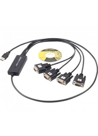 Переходник USB 2.0 – 4 х COM 9+25pin 1.4 м (VE671) Viewcon (323047154)